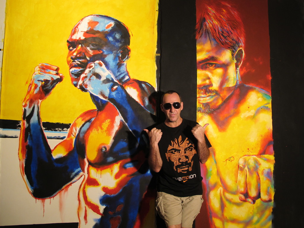 1024x768 Manny Pacquiao Paintings - Manny Pacquiao Painting