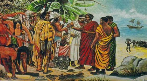 610x337 The Legend Of How Mansa Abu Bakr Ii Of Mali Gave Up The Throne - Mansa Musa Painting