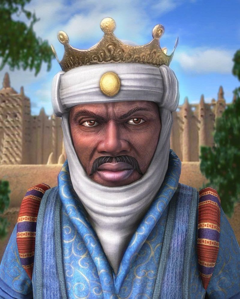 800x998 This Is A Painting Mansa Musa, Most Renowned Ruler - Mansa Musa Painting