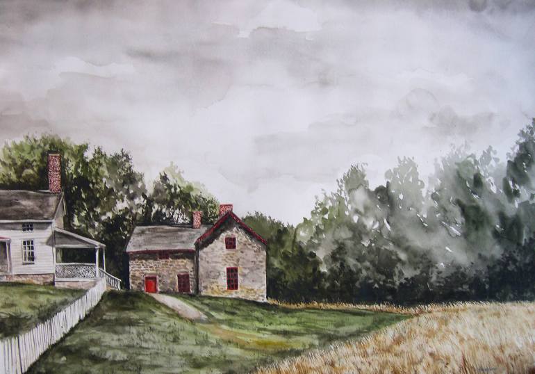 770x538 Saatchi Art Slave House - Mansion Painting