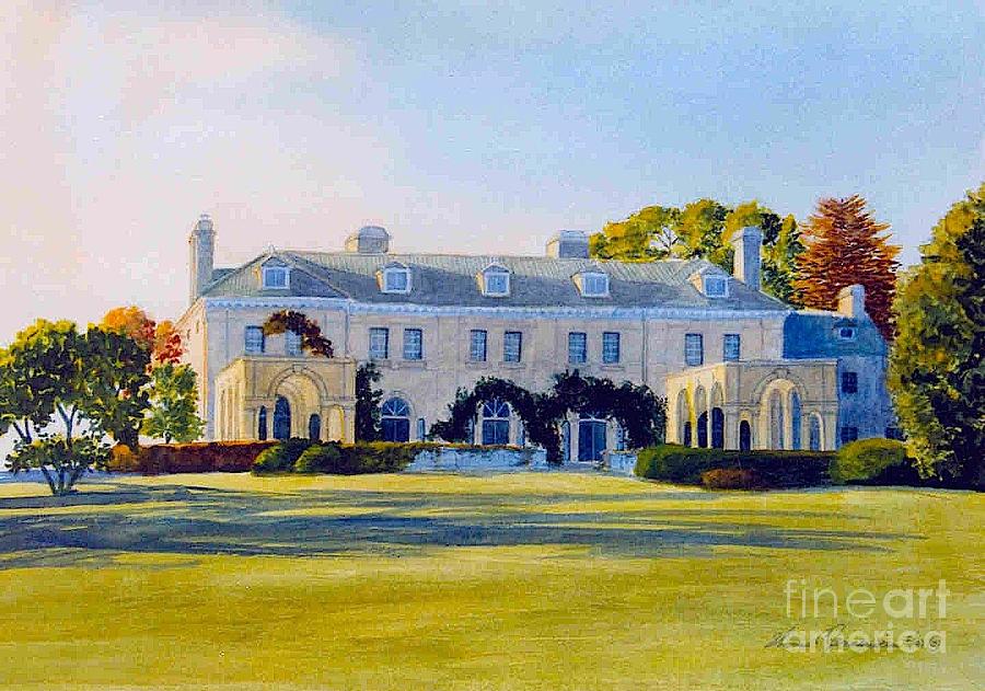 900x631 Harkness Park Eolia Mansion Painting By Tom Jennerwein - Mansion Painting