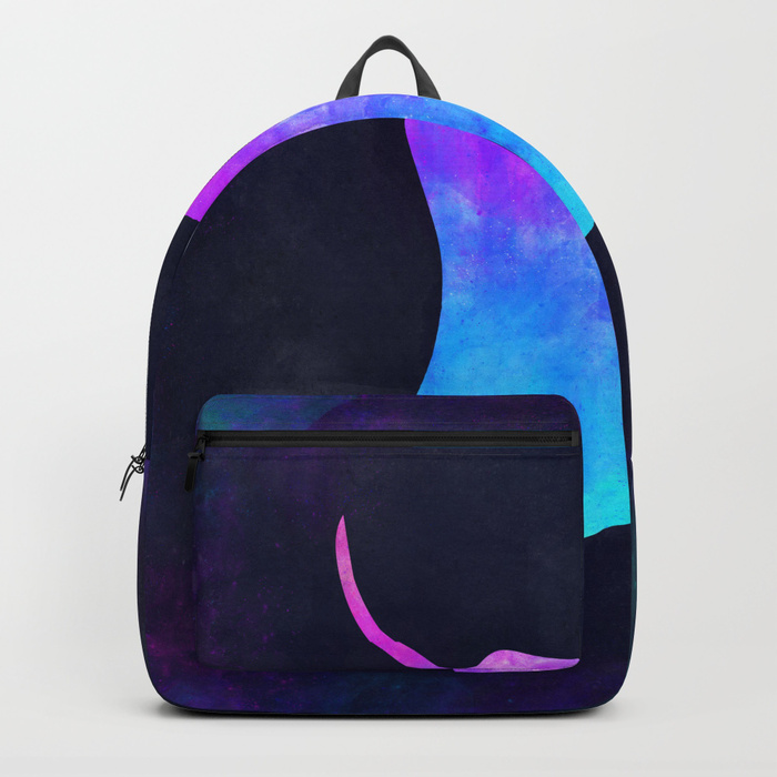 700x700 Manta Ray In Space Animal Graphic Art Watercolor Canvas - Manta Ray Painting