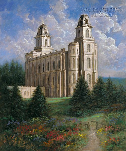 500x600 Religious Gallery - Manti Temple Painting