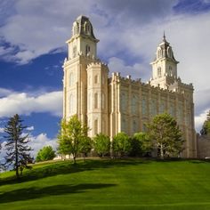 236x236 St. George Temple Temple, Paintings And Artwork - Manti Temple Painting