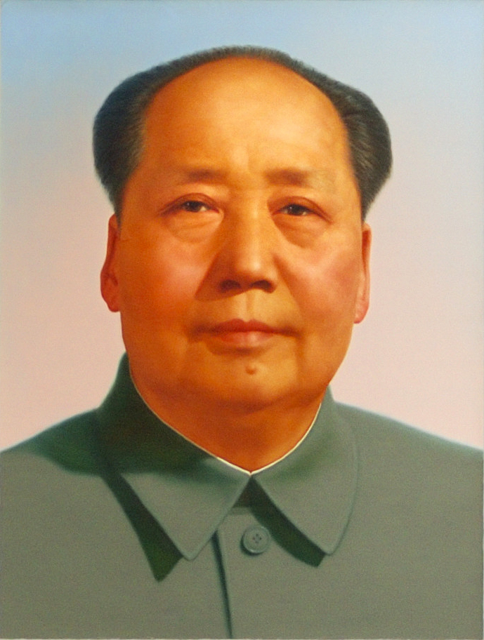 689x912 Ge Xiaoguang - Mao Zedong Painting