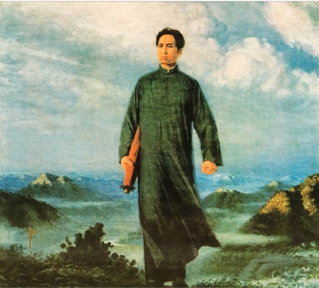 640x578 History Sifter Chairman Mao Goes To Vatican - Mao Zedong Painting