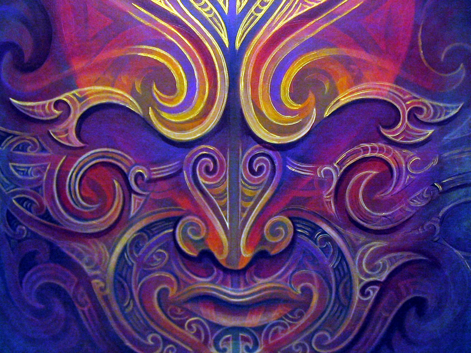 1600x1200 Hiria Anderson Karamaha - Maori Painting