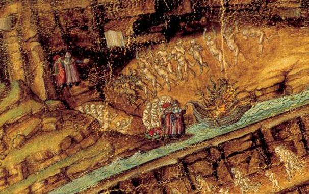606x380 Botticelli's Inferno Dante's Infernodante's Inferno - Map Of Hell Painting