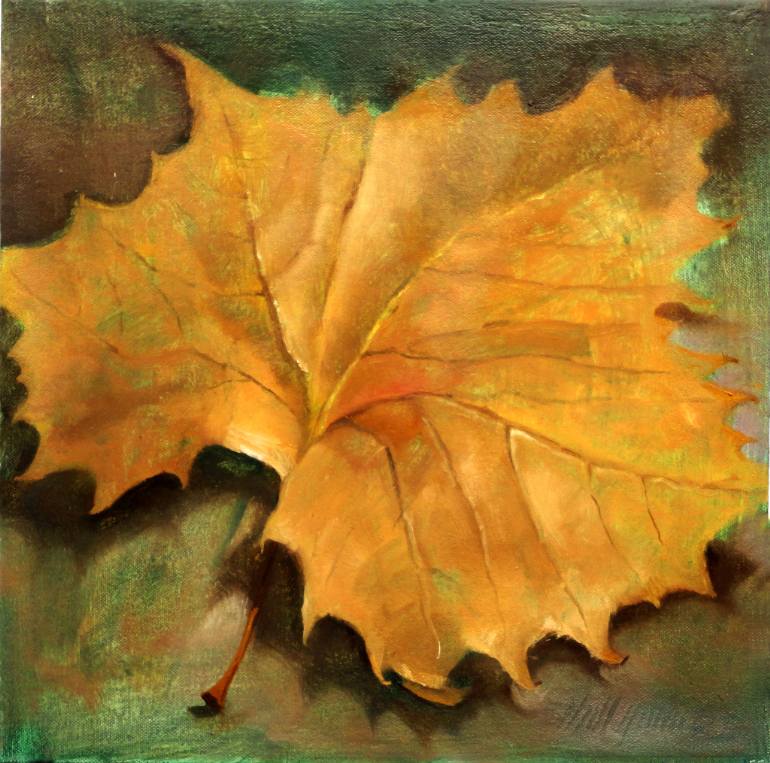 Maple Leaf Painting at PaintingValley.com | Explore collection of Maple ...