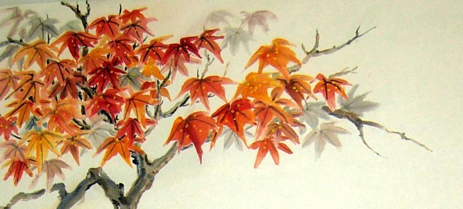 952x431 Different Strokes For Different The Maple Leaf - Maple Leaf Painting