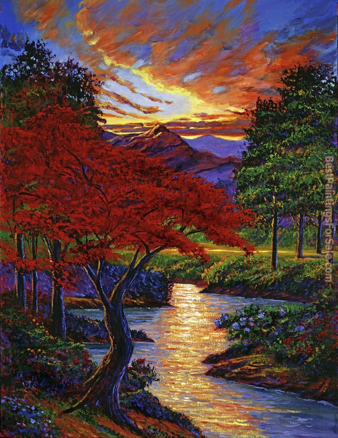 695x900 David Maple David Lloyd Glover Paintings - Maple Painting