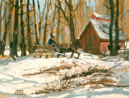 450x340 Mennonite Art Peter Etril Snyder Online Gallery - Maple Syrup Painting