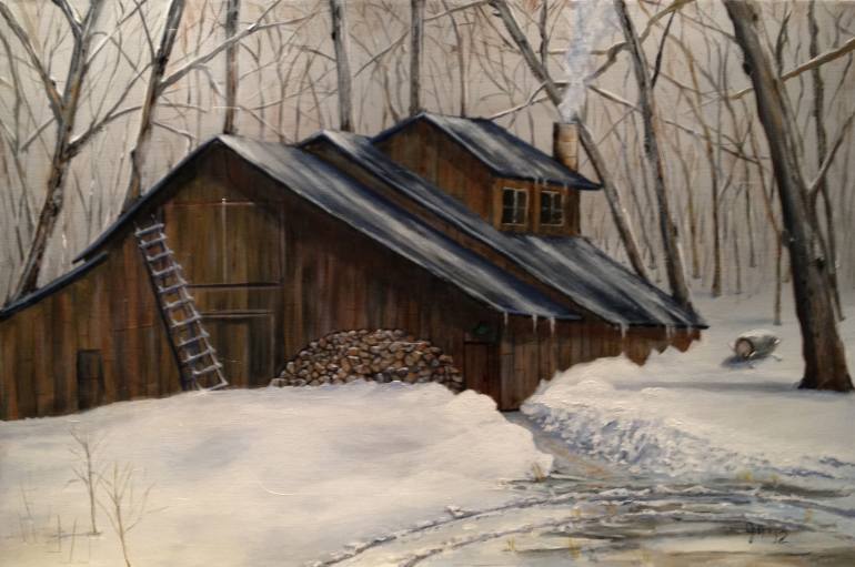 770x511 Saatchi Art Maple Syrup Painting By John Malec - Maple Syrup Painting