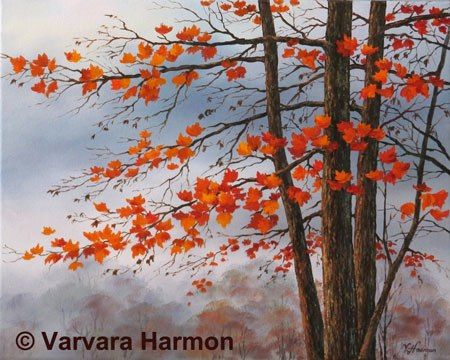 450x360 Maple Tree, Oil Painting On Canvas 23x33 Love Art Work - Maple Tree Painting