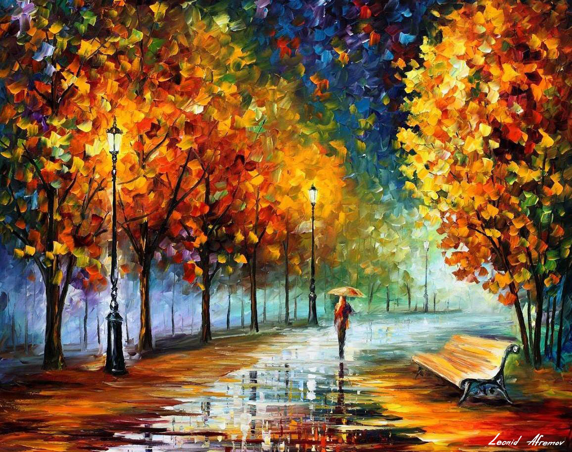 1156x913 Leonid Afremov, Oil On Canvas, Palette Knife, Buy Original - Marathon Painting