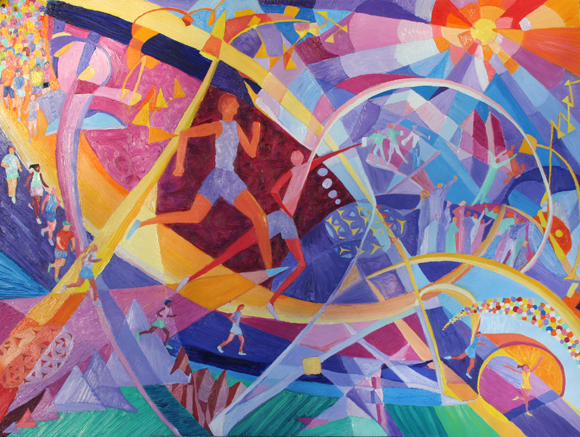 580x437 The Marathon - Marathon Painting