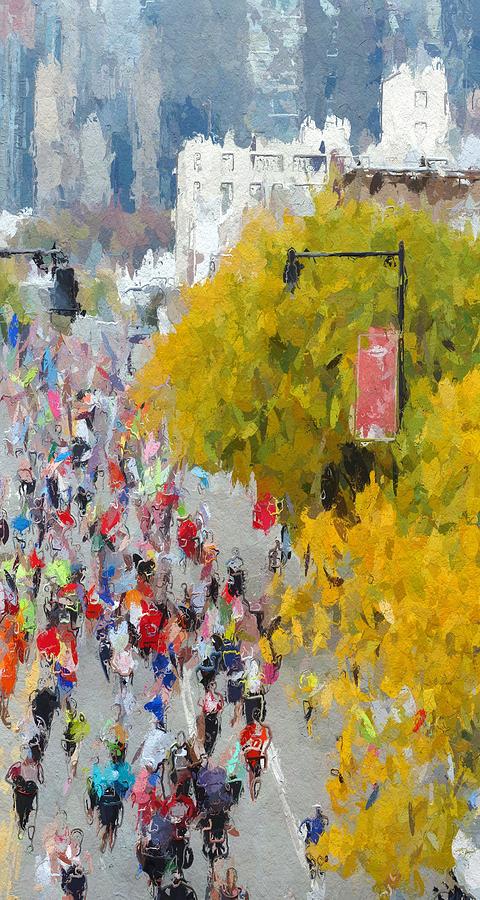 480x900 The Marathon Painting By Steve K - Marathon Painting