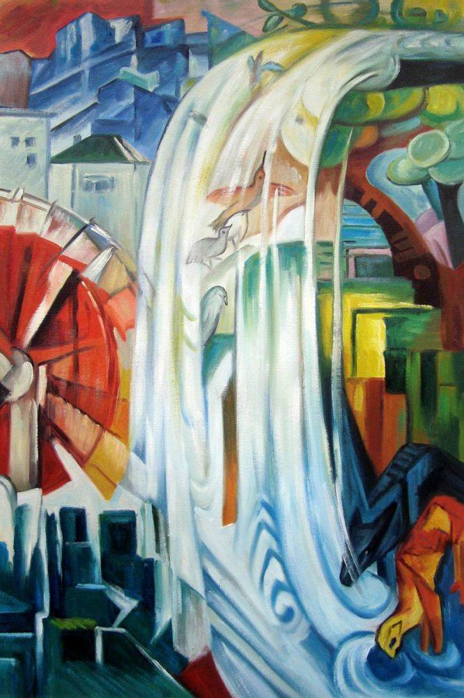 666x1000 The Bewitched Mill - Marc Painting