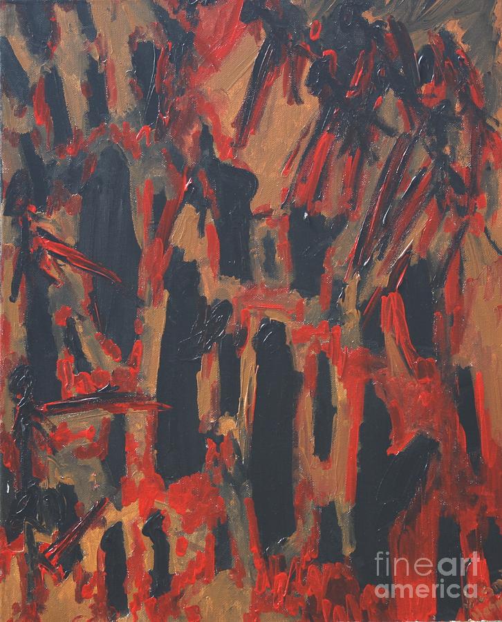 726x900 March Of Death Painting By Jasmine Tolmajian - March Painting