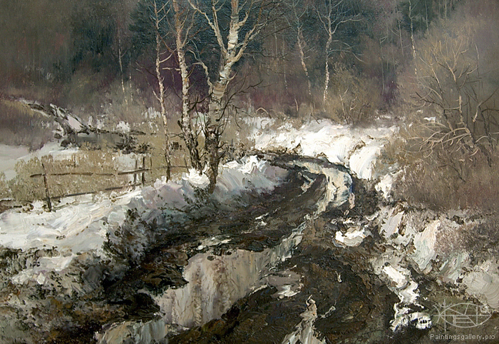 700x482 Russian Paintings Gallery - March Painting