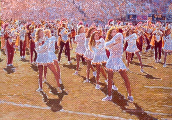 591x413 Marching To Tommy's Beat Project Dames - Marching Band Painting