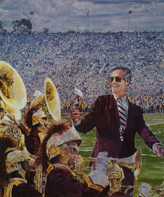335x402 Music And Art To Come Together - Marching Band Painting