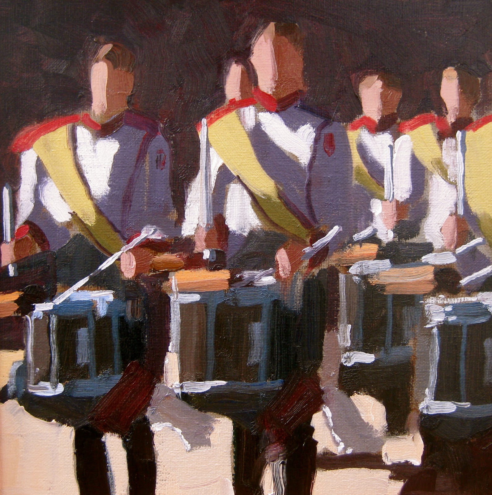 1591x1600 Nancy Colella Simply Painting Marching Bands - Marching Band Painting