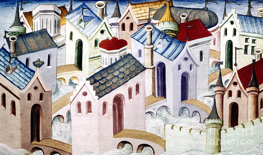 900x532 Marco Polo Hangzhou Painting By Granger - Marco Painting