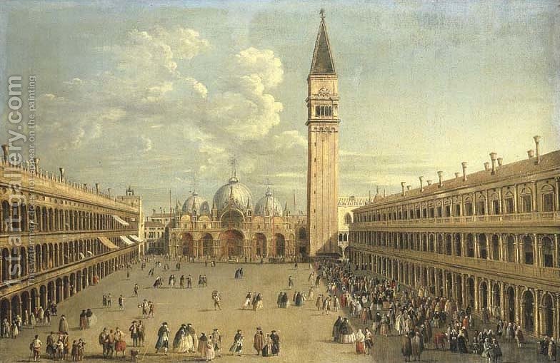 784x509 The Piazza San Marco, Venice, Looking East Towards Saint Mark'S - Marco Painting