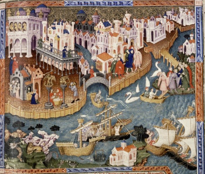 705x600 On The Trail Of Marco Polo In Venice. When In Venice - Marco Polo Painting