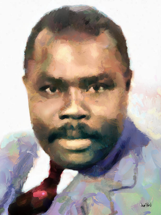 672x900 Marcus Garvey Painting By Wayne Pascall - Marcus Garvey Painting