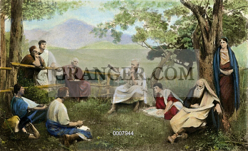 500x305 Image Of Cicero (106 43 B.c.) - Marcus Tullius Cicero Painting