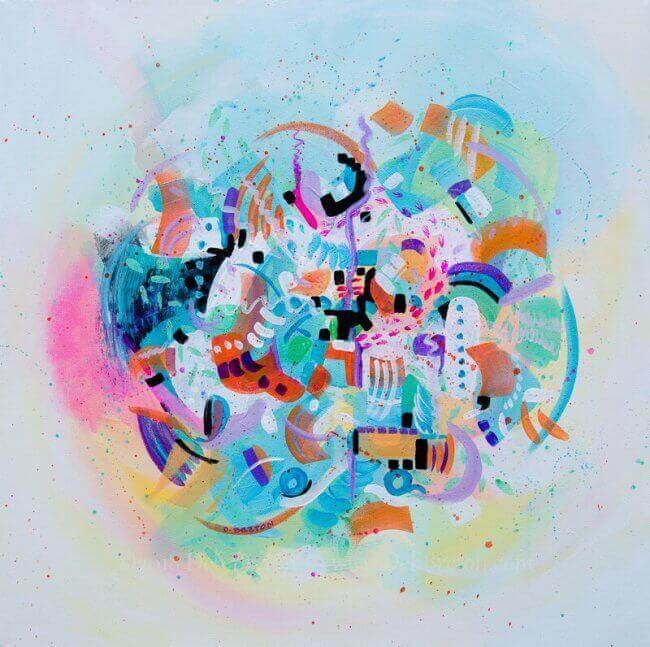 650x647 Mardi Gras - Mardi Gras Painting