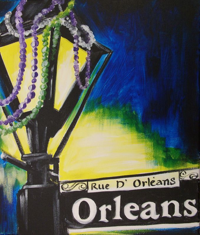 679x800 Mardi Gras Nawlins!!!! - Mardi Gras Painting