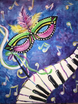 250x333 Mardi Gras Party! - Mardi Gras Painting