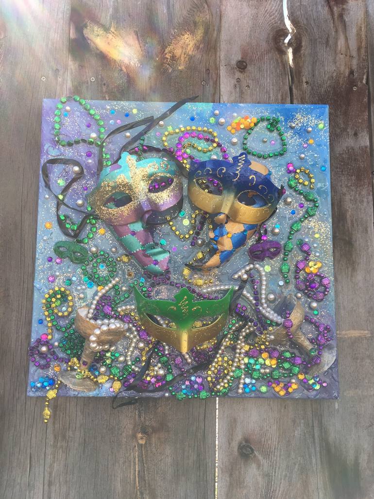 mardi gras painting