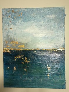 236x314 Great Painting Nile River Magic By Artist Fiona Mares. Blue - Mares Painting