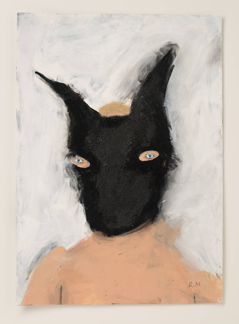 770x1044 Saatchi Art Goat Man Painting By Roman Mares - Mares Painting