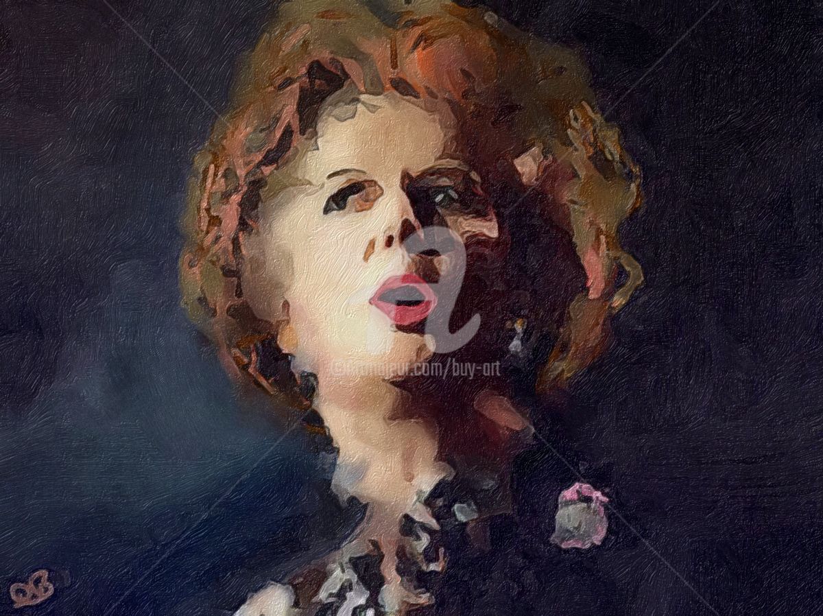 1200x898 The Lady Is Not For Turning (D.arts) - Margaret Thatcher Painting
