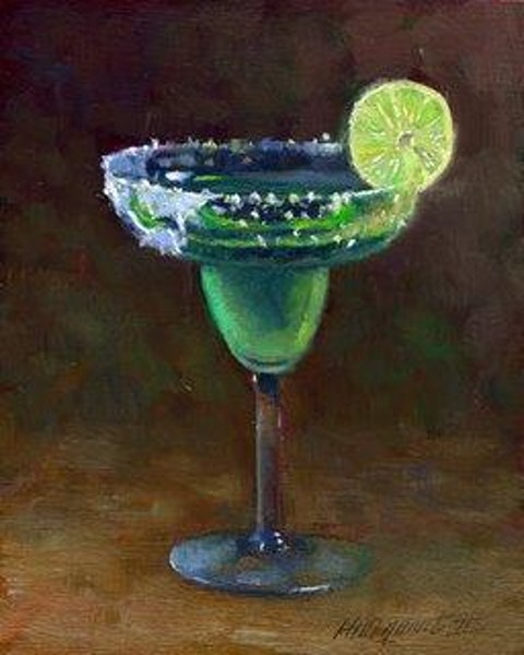 480x600 Margarita 10x8 Available By Artist Hall Groat Ii, - Margarita Glass Painting