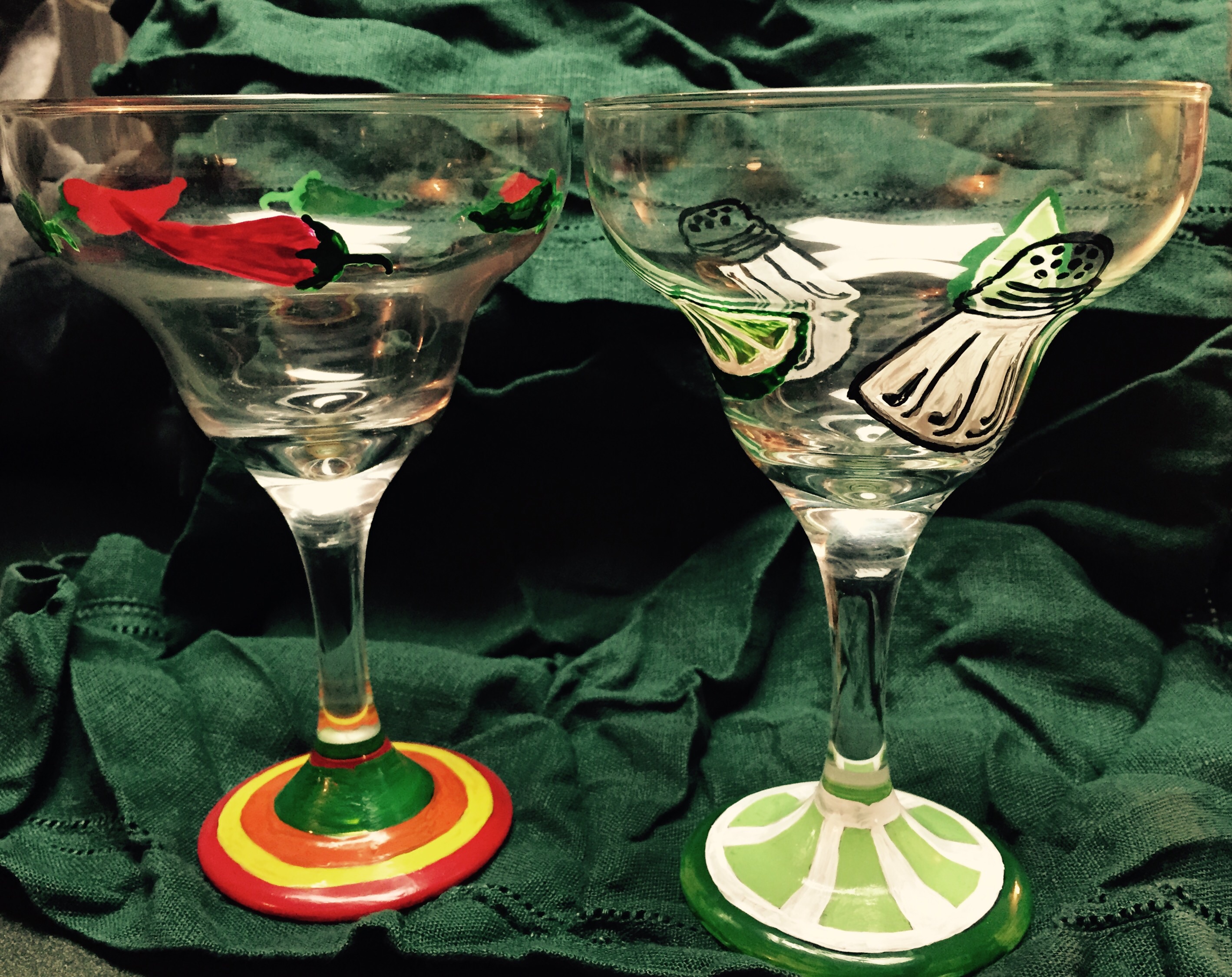 2837x2251 Paint Craze Cinco De Mayo Margarita Glass Painting - Margarita Glass Painting