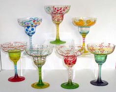 236x187 Top Shelf Make A Splash Hand Painted Margarita Glass, 2015 Amazon - Margarita Glass Painting