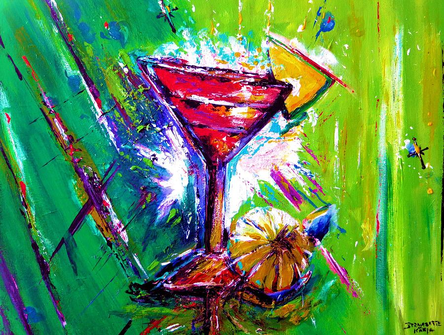 900x680 Margarita Painting By Bernadette Krupa - Margarita Painting