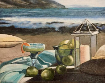 340x270 Margarita Painting Etsy - Margarita Painting