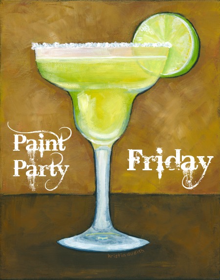 450x574 Paint Party Friday Paint Party Friday Week 20 Check - Margarita Painting