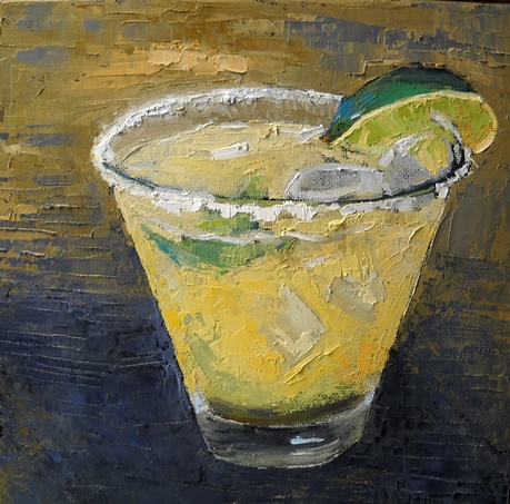 459x453 Carol Schiff Daily Painting Still Life March 2014 - Margarita Painting