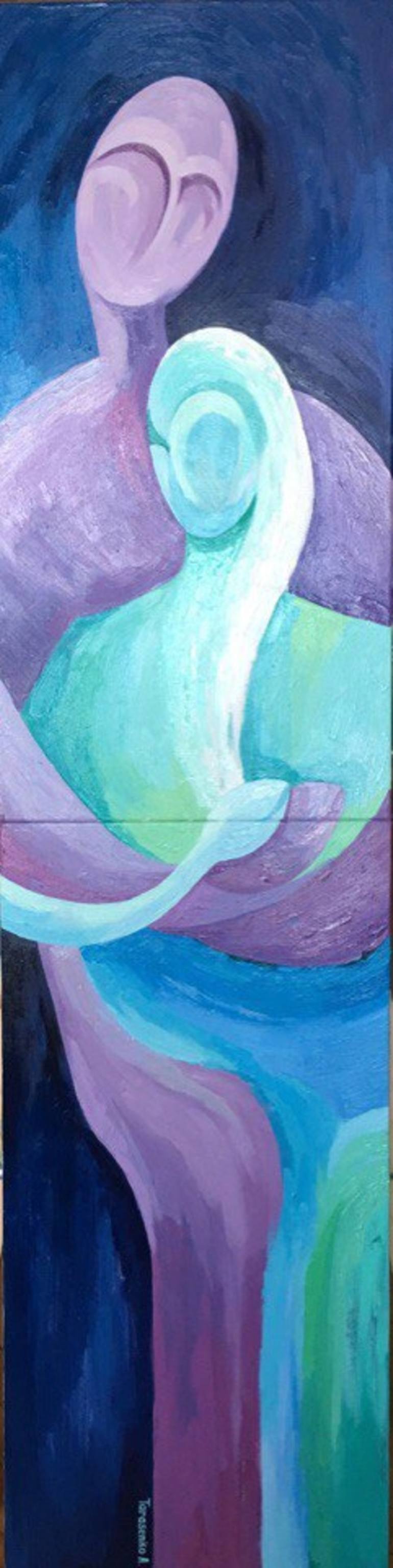 770x3068 Saatchi Art The Master And Margarita Painting By Anastasia Tarasenko - Margarita Painting