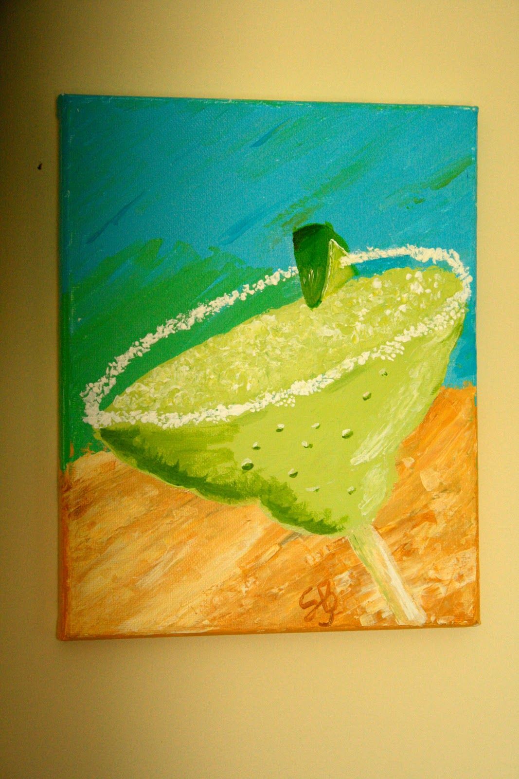 1067x1600 Heart Of Sarah 8 X 10 Sweet Margarita Painting Heart Of Sarah - Margarita Painting