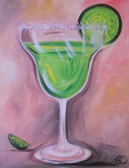 255x332 Enjoy A Glass Of Wine While Painting A Margarita! Paint - Margarita Painting
