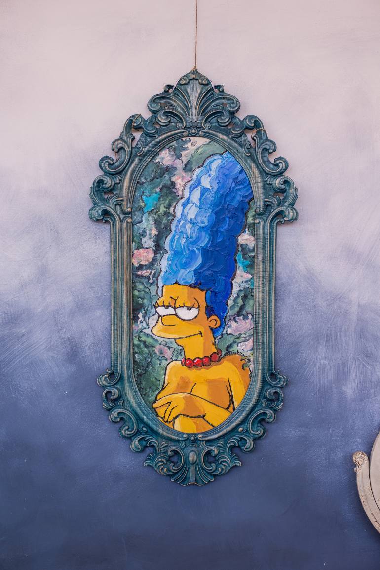 770x1154 Saatchi Art Marge Simpson Painting By Olga Toropova - Marge Simpson Painting